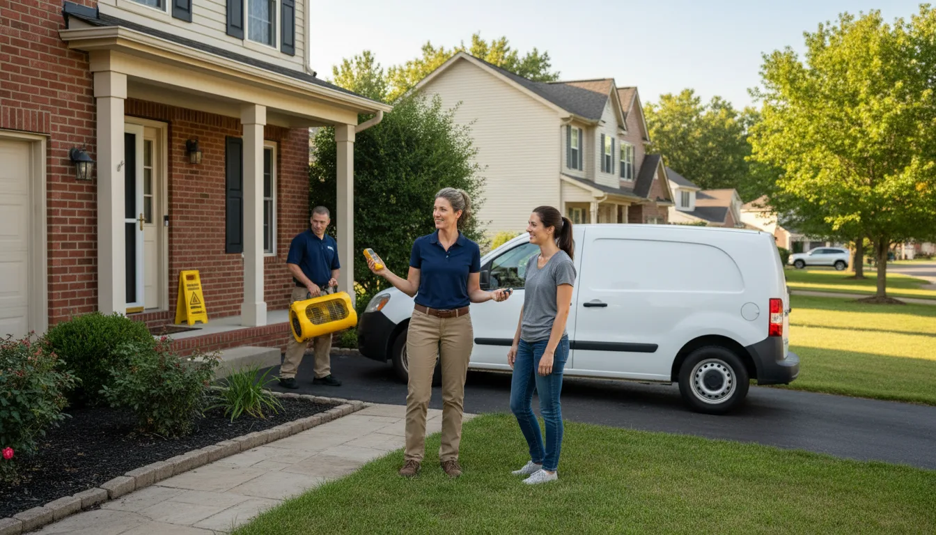 Water restoration image for Water Damage & Restoration Services in Waukee, IA